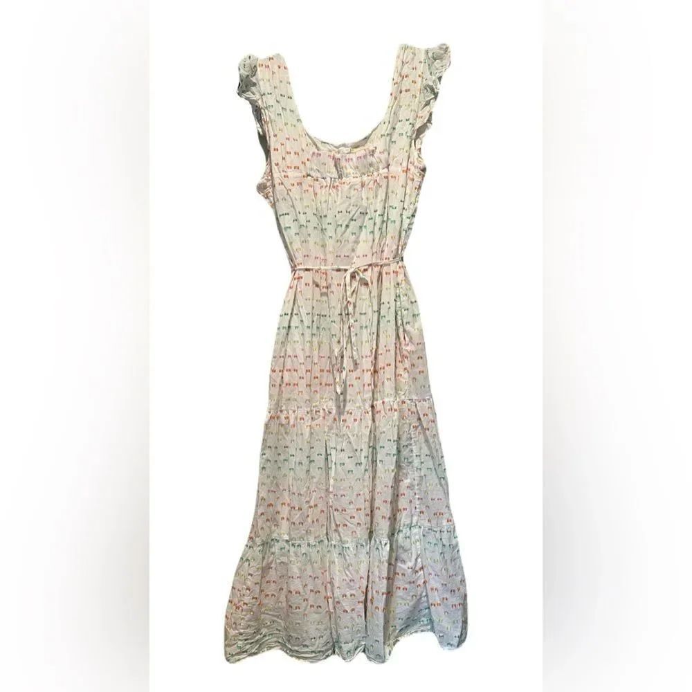 Draper James Patterned Midi Dress - Picture 3 of 11